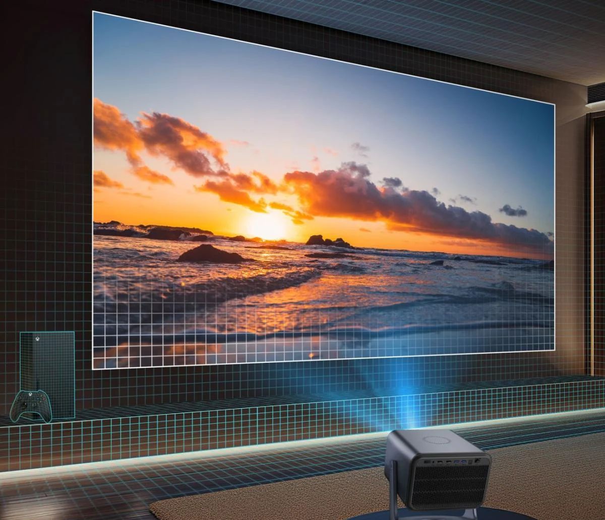 Hisense C2 Ultra vermisst die Projektionsfläche mit dem 3D-TOF-Sensor