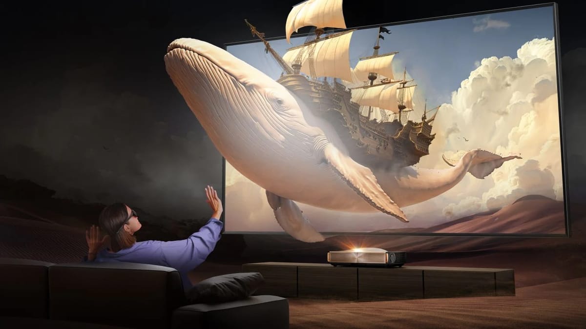 Laser TV mit 3D-Wiedergabe