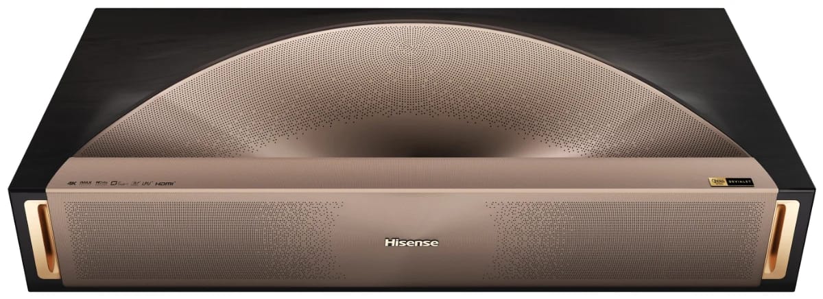 Hisense L9Q 4K Laser TV, Konsole von vorn
