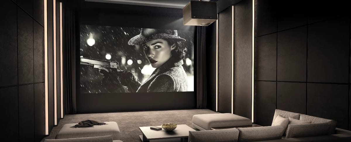 Hisense XR10 im abgedunkelten Heimkino