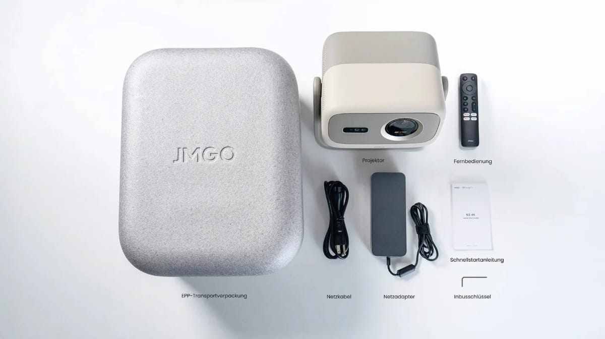 Lieferumfang des JMGO N3 4K