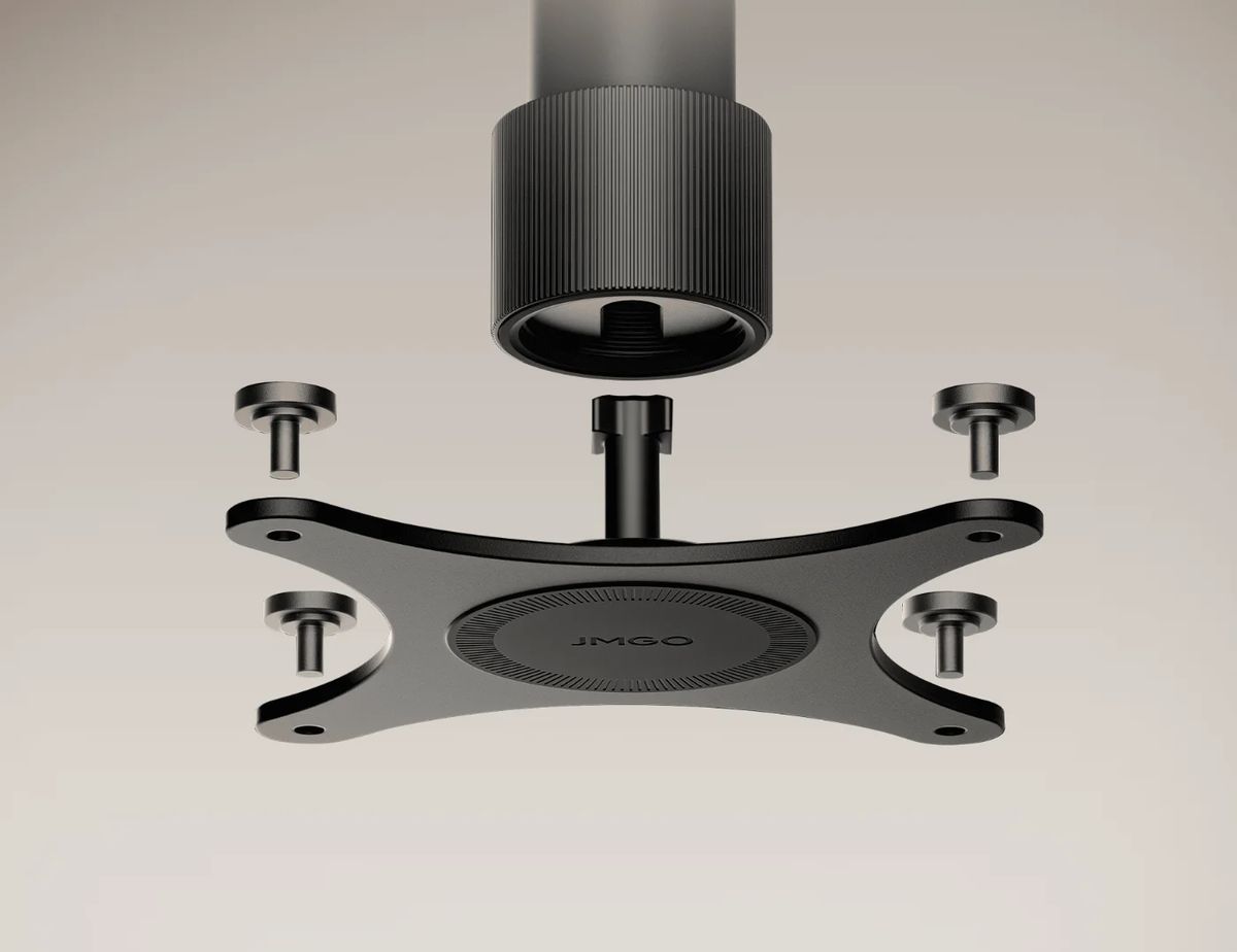 X-förmige Aufnahme mit vier Verschlüssen und Gimbal-Verschluss.
