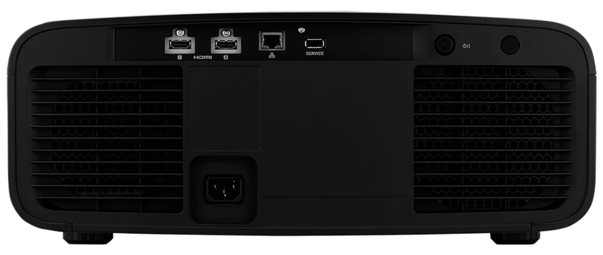 JVC DLA-NZ700 Rückseite mit Anschlüssen
