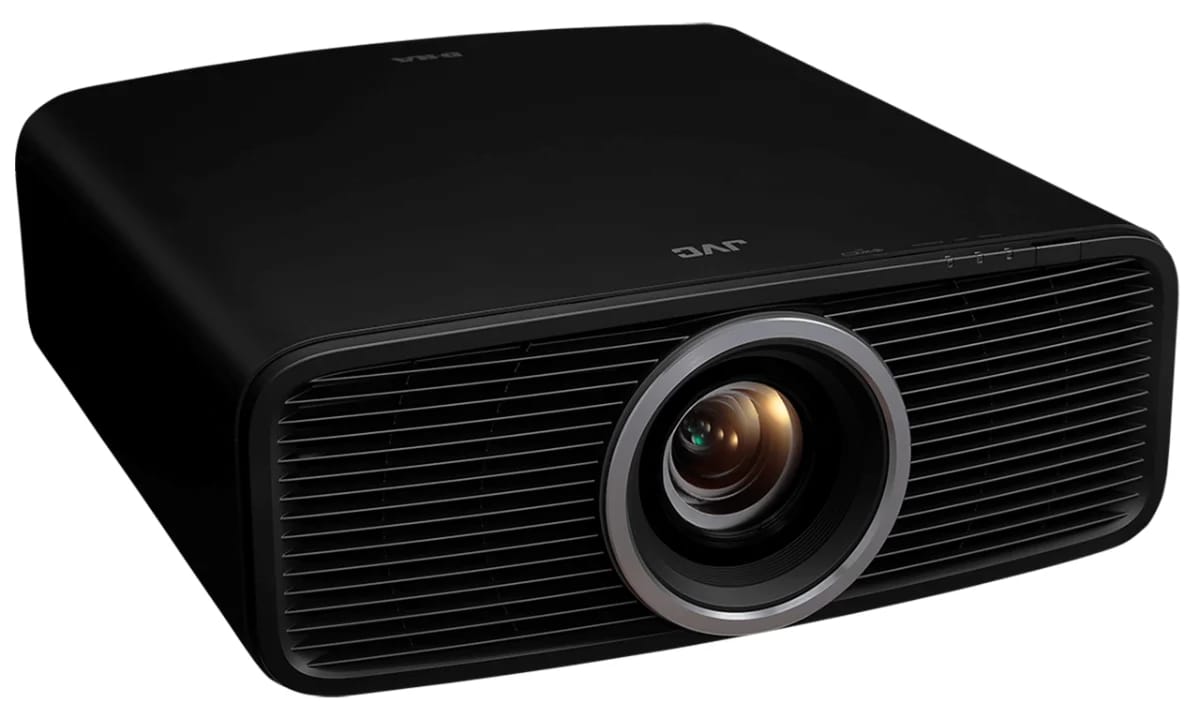 JVC DLA-NZ700 4K HDR Laser Beamer schräg von vorn