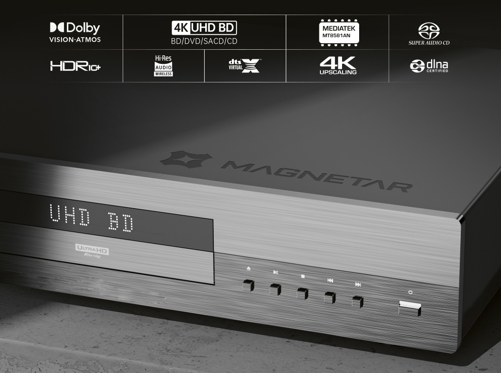 4K UHD Blu-ray-Player mit Dolby Vision.