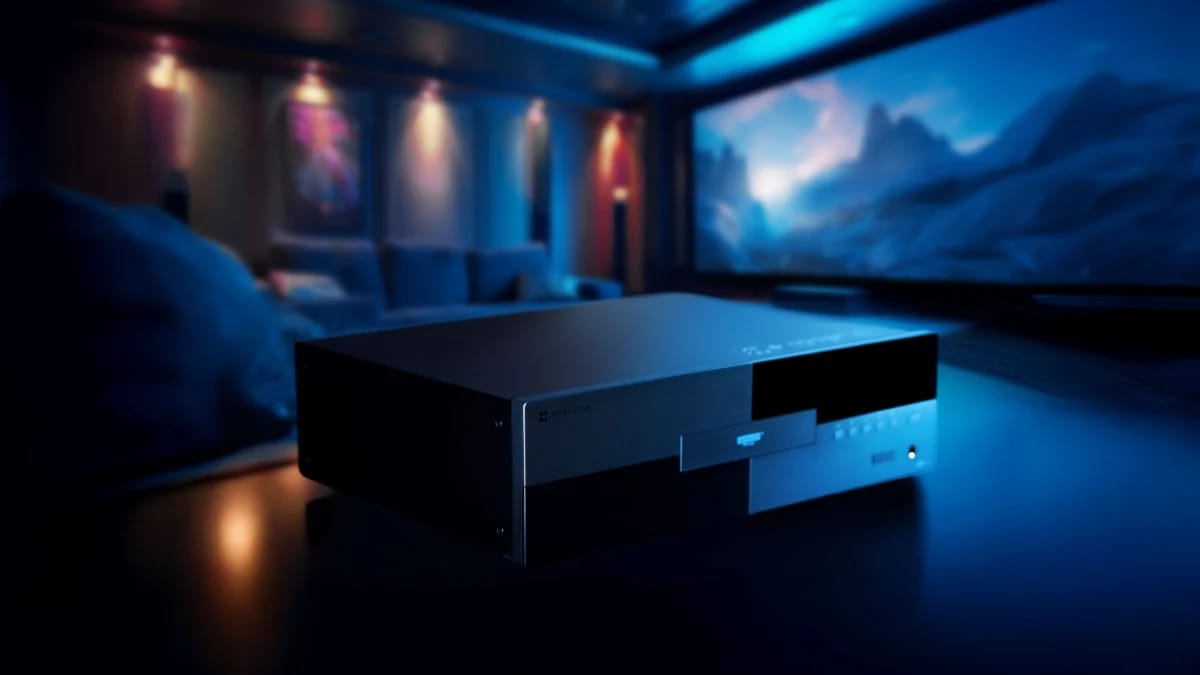 Heimkino in blauem Licht mit dem UDP900 MKII