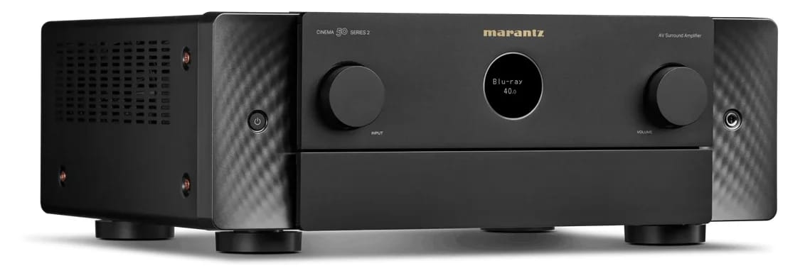 Marantz CINEMA 50 SERIE 2 AV-Verstärker in Schwarz, schräg von rechts vorn