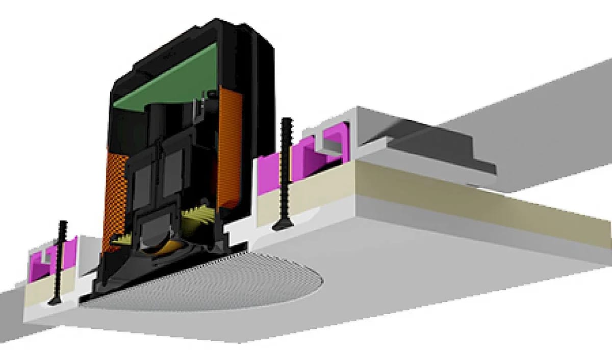 Monitor Audio CF230 im Flush-Einbau