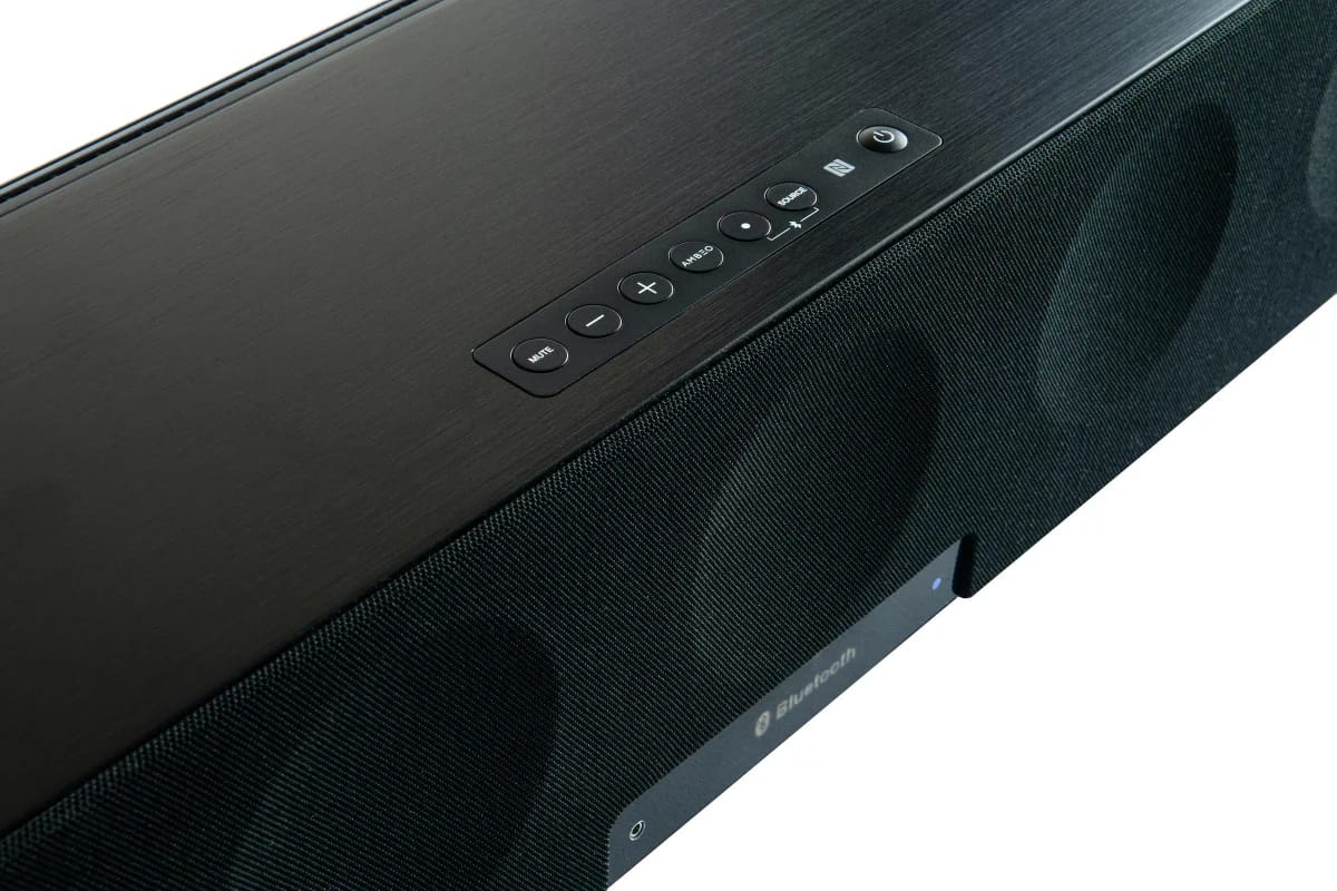 Bedienelemente der Sennheiser AMBEO Soundbar Max