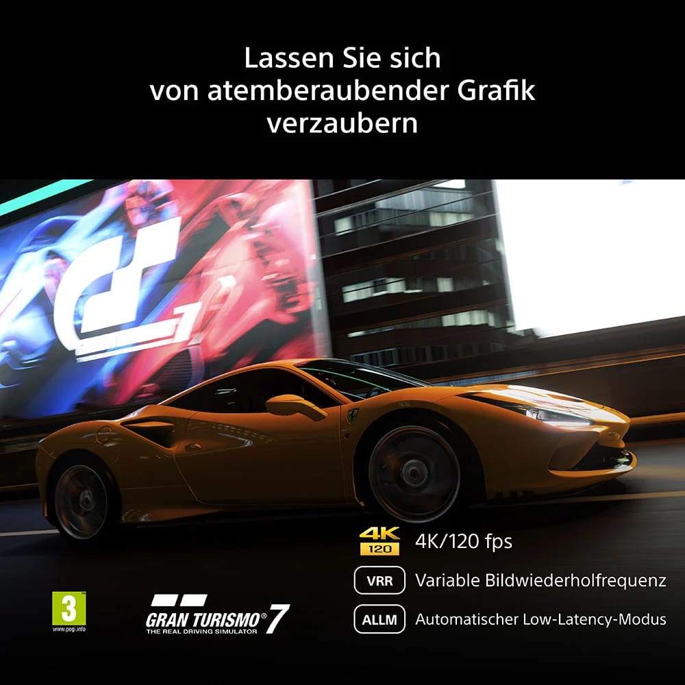 Gaming mit 4K und 120 fps, VRR und ALLM auf dem BRAVIA 6.
