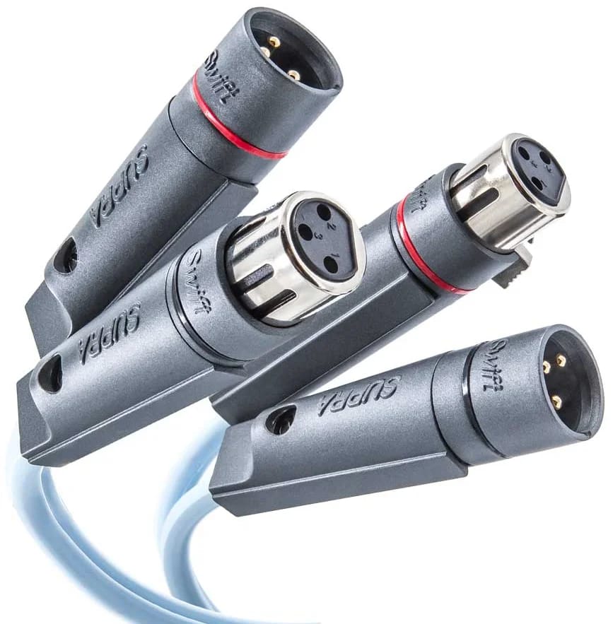 Supra DUAL 2XLR-2XLR XLR-Stecker und XLR-Buchse