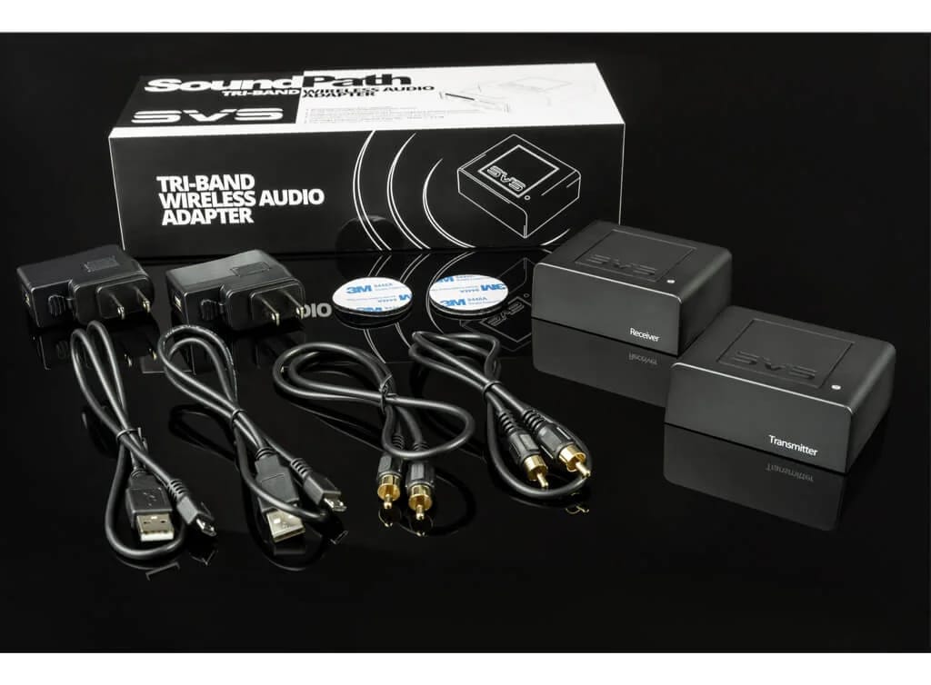 Lieferumfang des SVS SoundPath Tri-Band