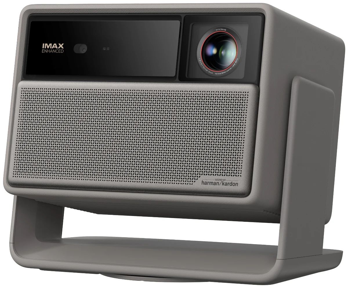 XGIMI HORIZON 20 Max schräg von vorn mit Lautsprechergitter