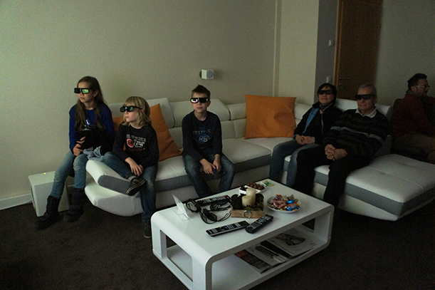 4Kund 3D live erleben im Heimkinoraum