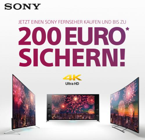 SONY 4K Gutscheinaktion