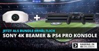 Sony Playstation 4 Pro 4K Gaming Beamer Bundle 