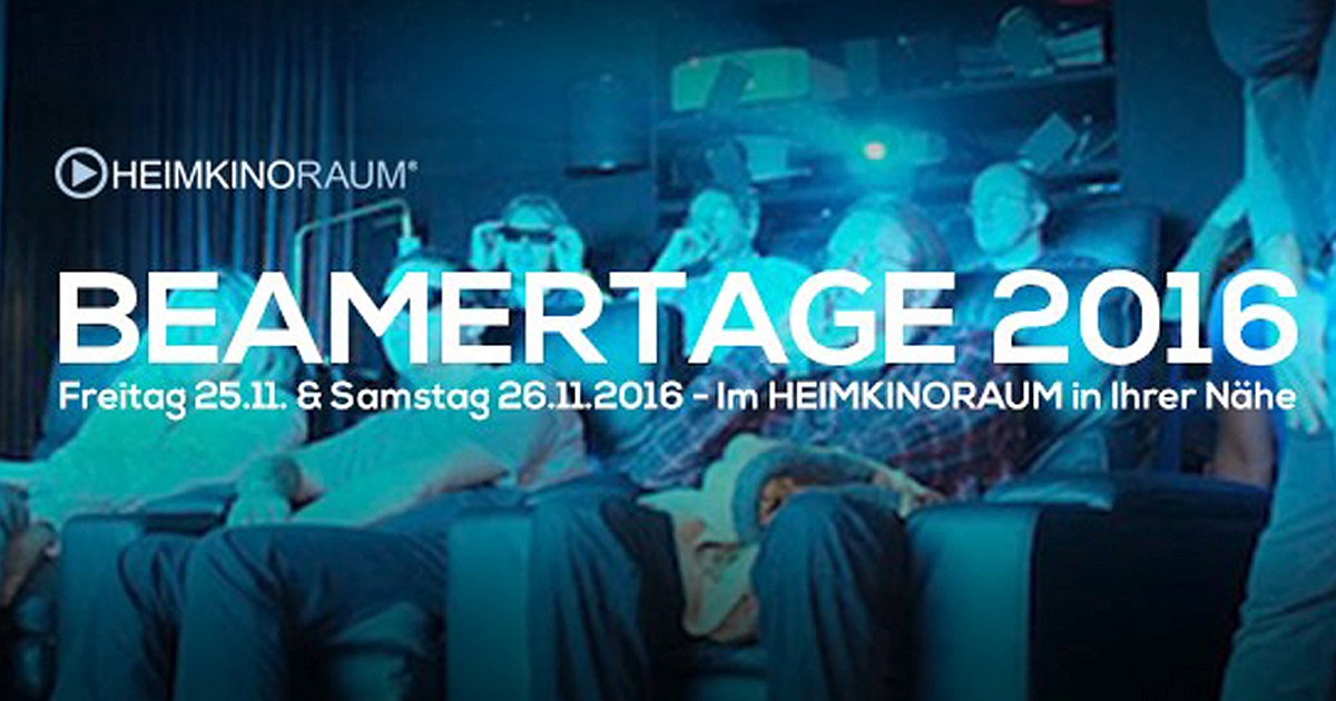 Beamertage 2016 bei Heimkinoraum