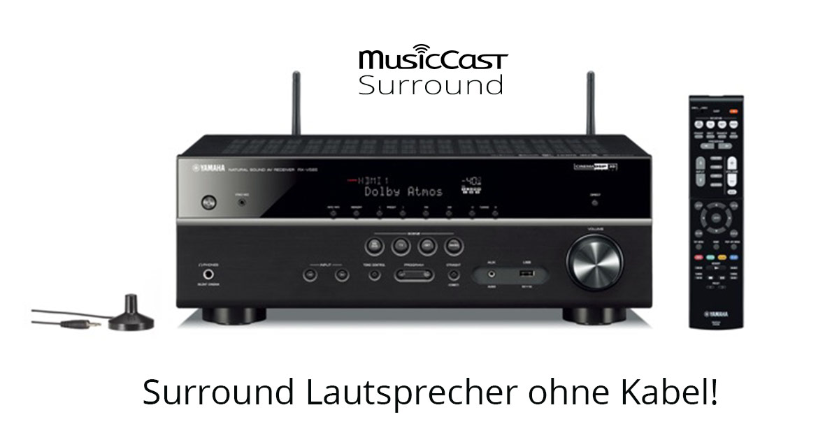 „MusicCast Surround“ - Endlich Surround ohne Kabel!