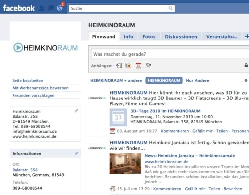 facebookHeimkinoraum