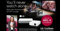 LG Cashback Aktion - bis zu 400€ zurück bekommen! Jetzt verlängert bis 30. September 2021!