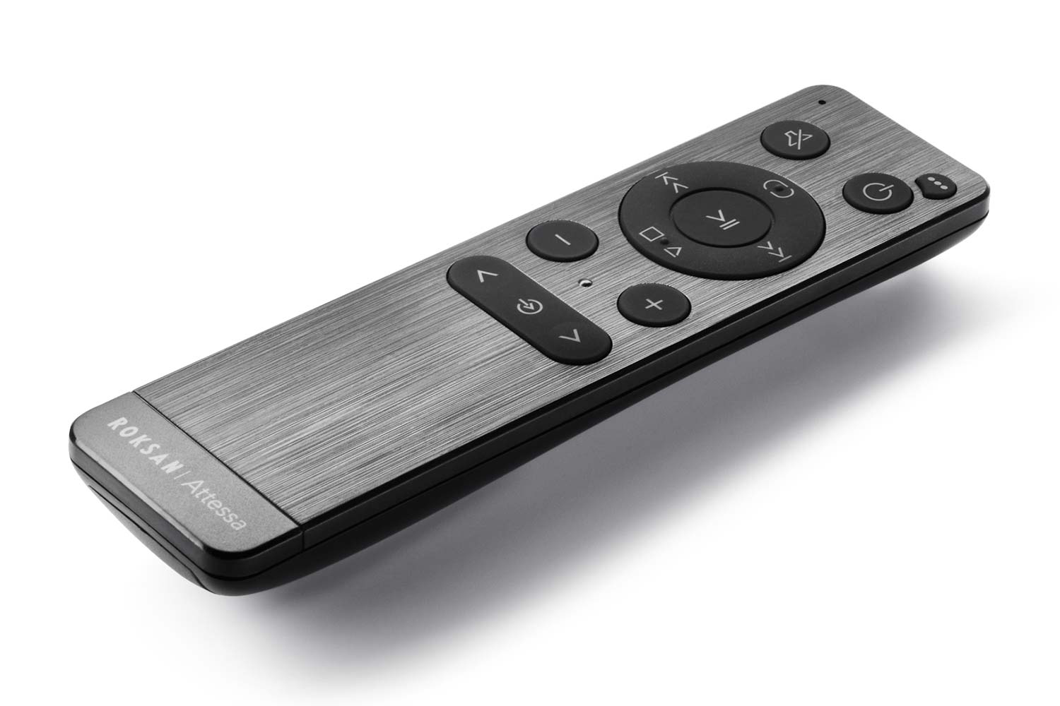 Roksan Attessa Streaming-Vollverstärker in silber