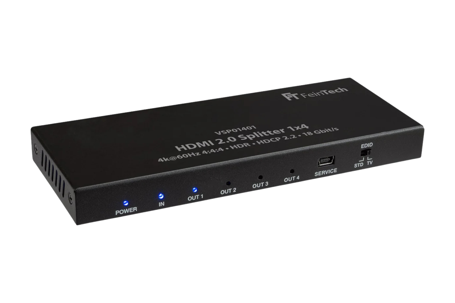FeinTech VSP01401 HDMI 2.0 Splitter 1x4