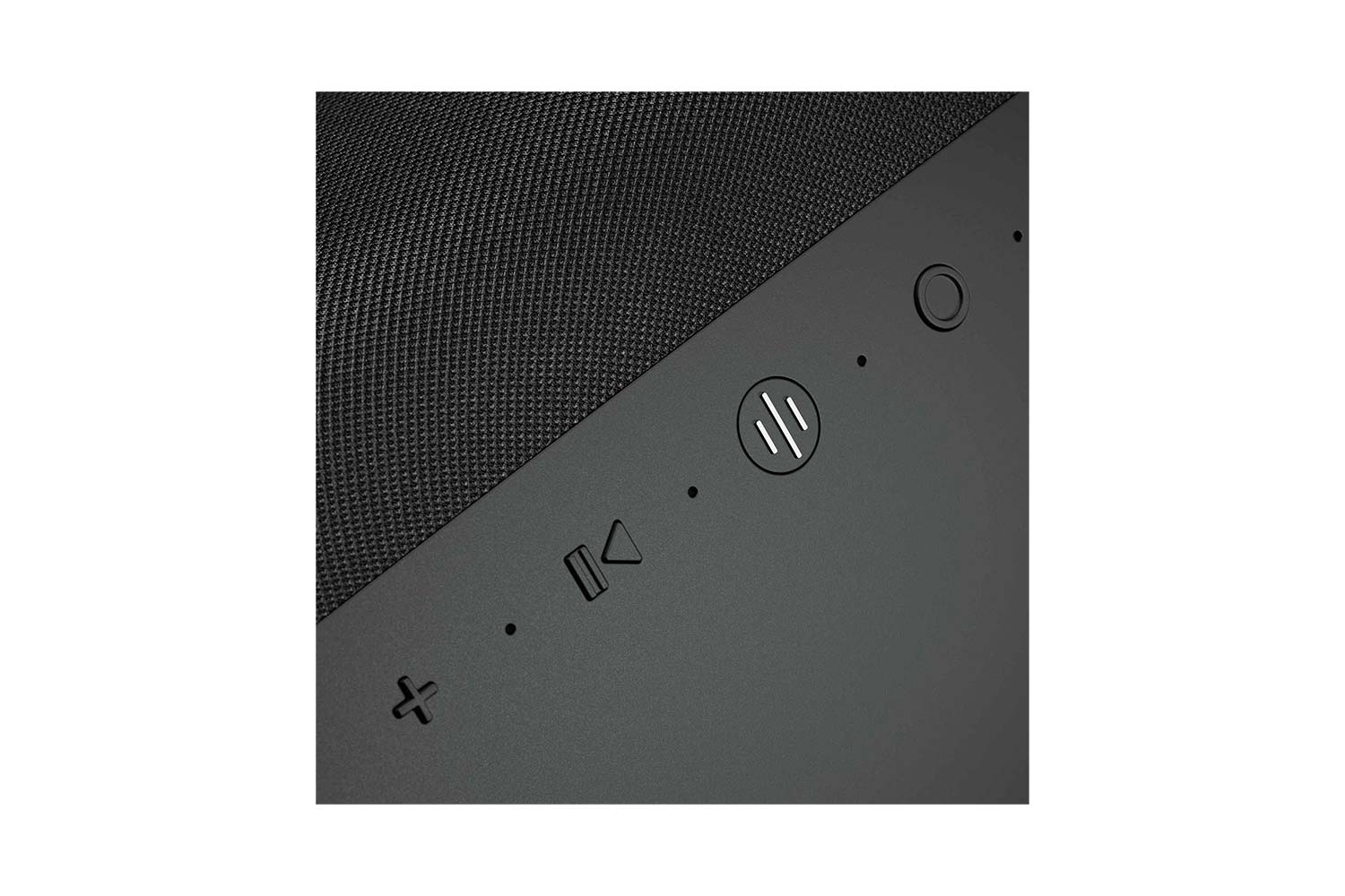 Bowers & Wilkins Zeppelin Lautsprecher midnight grey bedienung