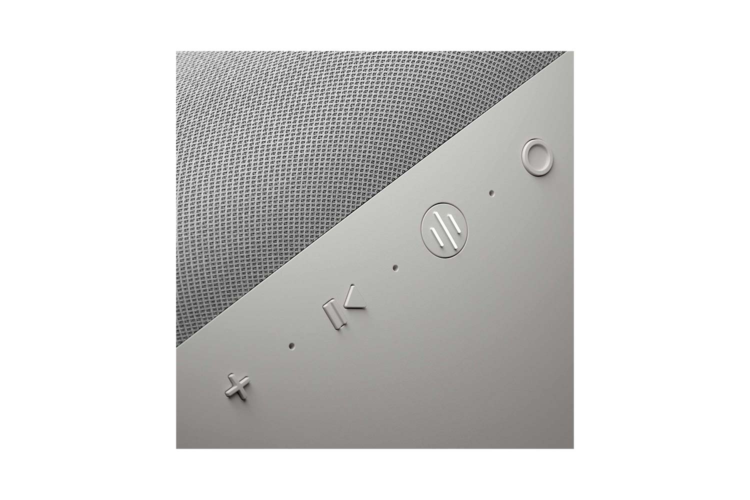 Bowers & Wilkins Zeppelin Lautsprecher pearl grey bedienung