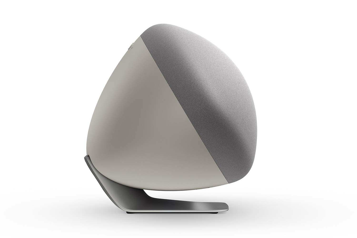 Bowers & Wilkins Zeppelin Lautsprecher pearl grey seite
