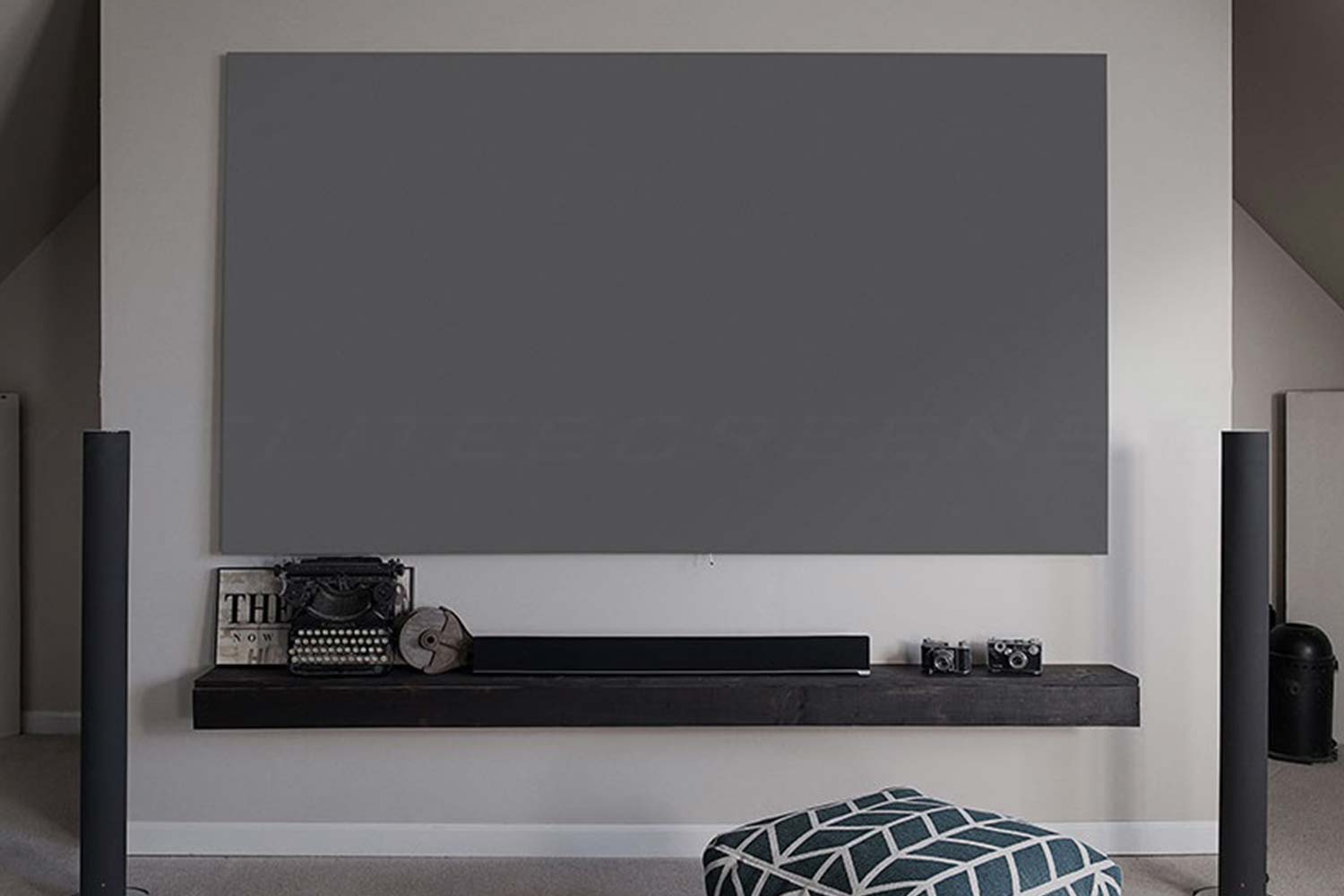 Rahmenleinwand Elite Screens DayWalker AEON Kontrastleinwand 