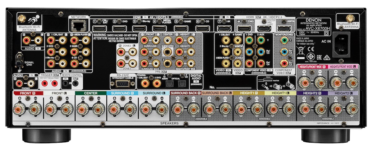 AV-Receiver Denon AVC-X6700H - HEIMKINORAUM Edition