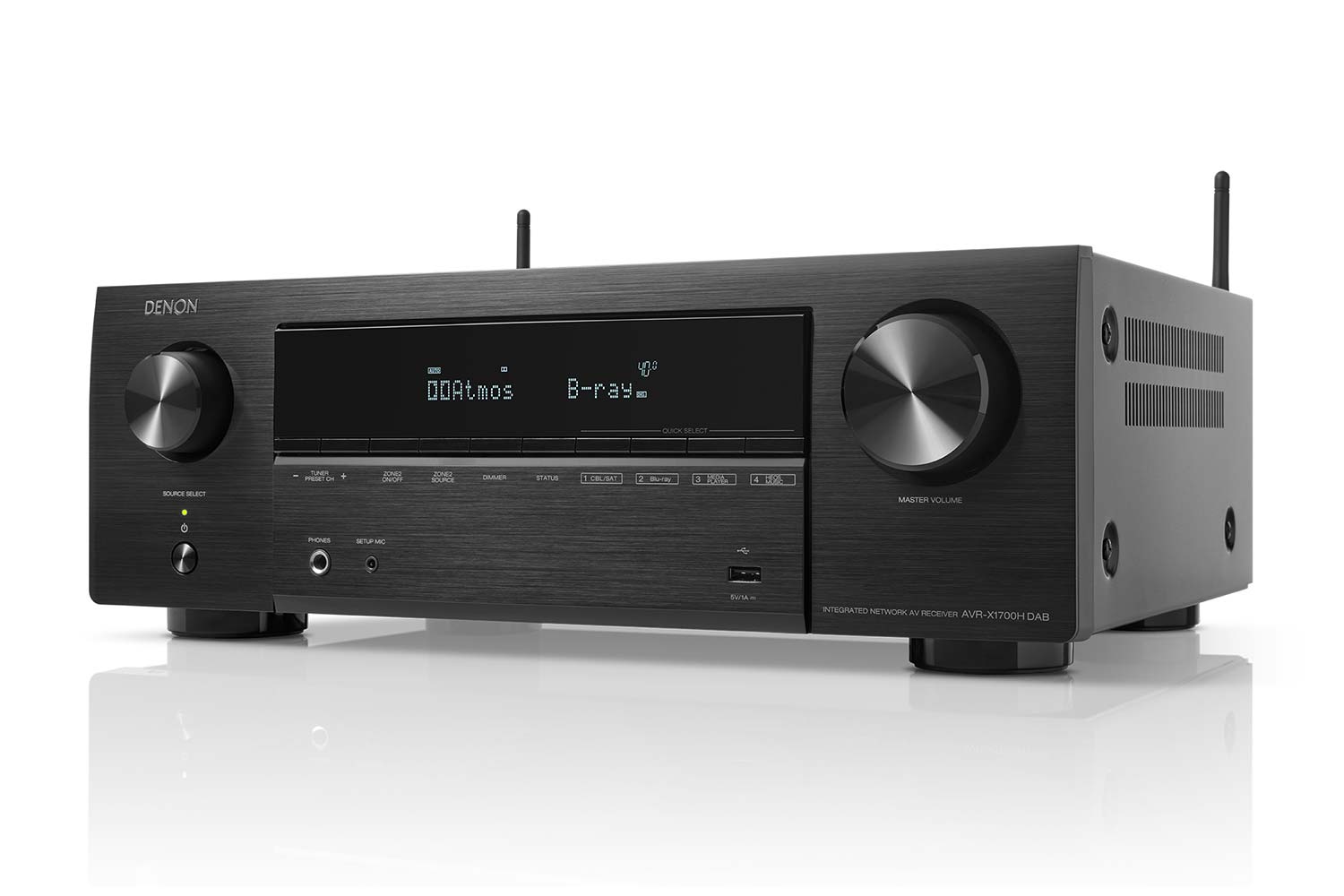 AV-Receiver Denon AVR-X1700H DAB seite
