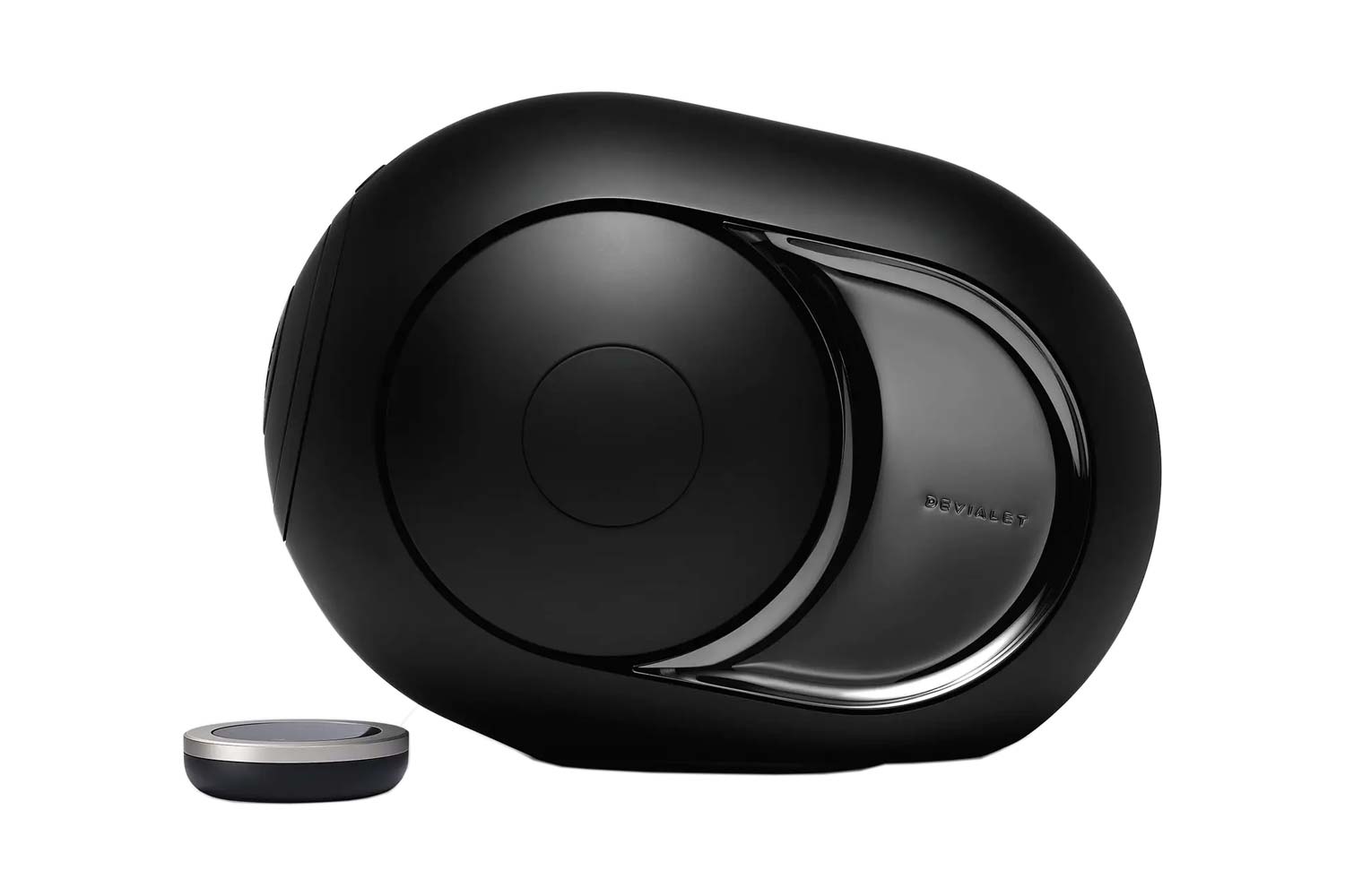 Devialet PHANTOM 1 108dB Lautsprecher Seite schwarz