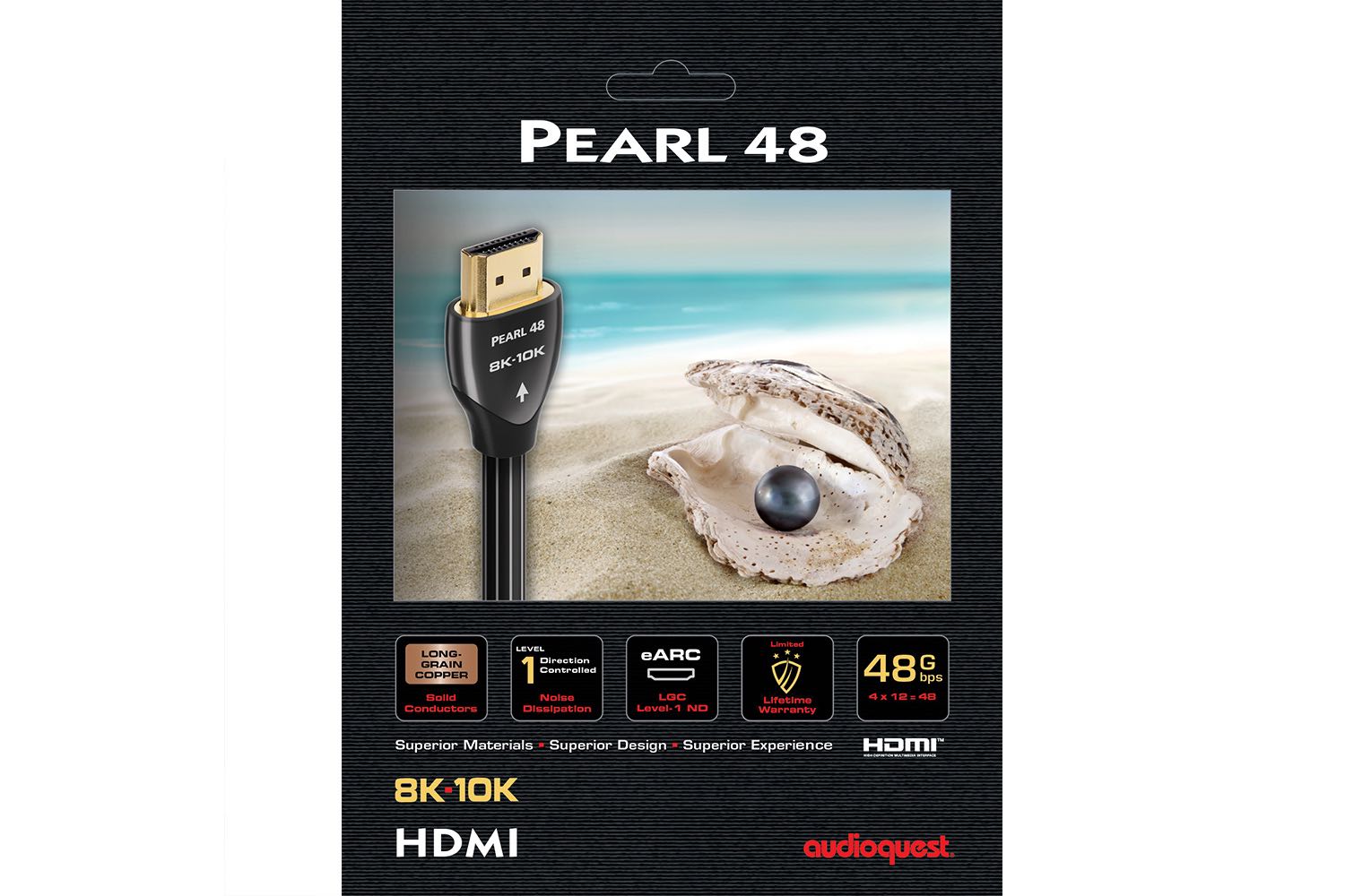 Audioquest Pearl 48 HDMI 2.1 Kabel - 8K und HDR fähig