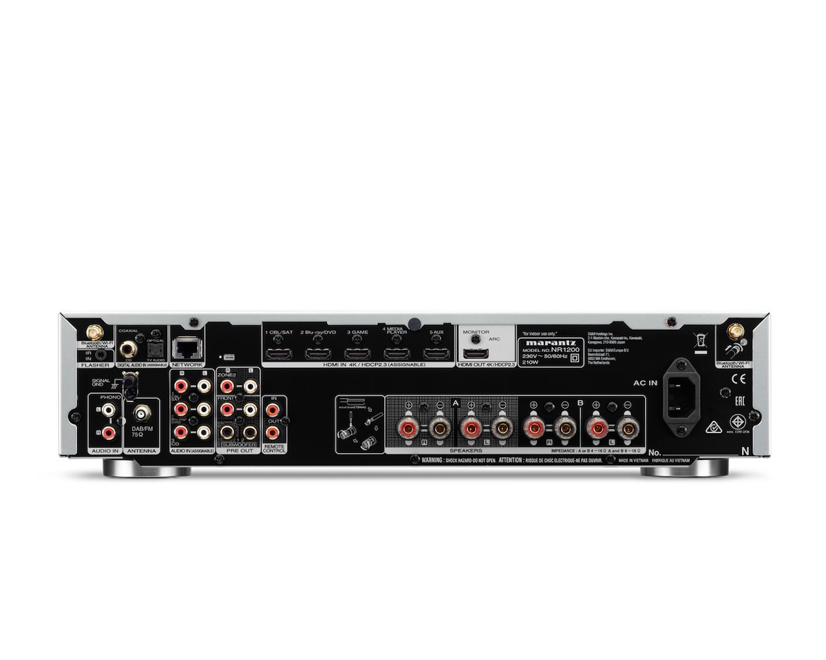 Stereo Netzwerk Receiver Marantz NR1200 im Slim Design
