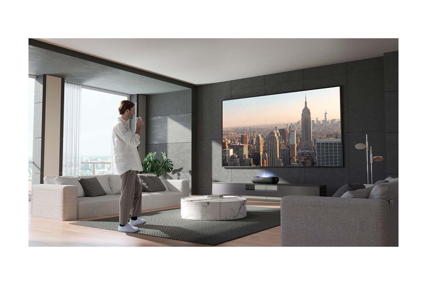 Hisense 120L9G-A12 TriChroma Laser TV Wohnzimmer