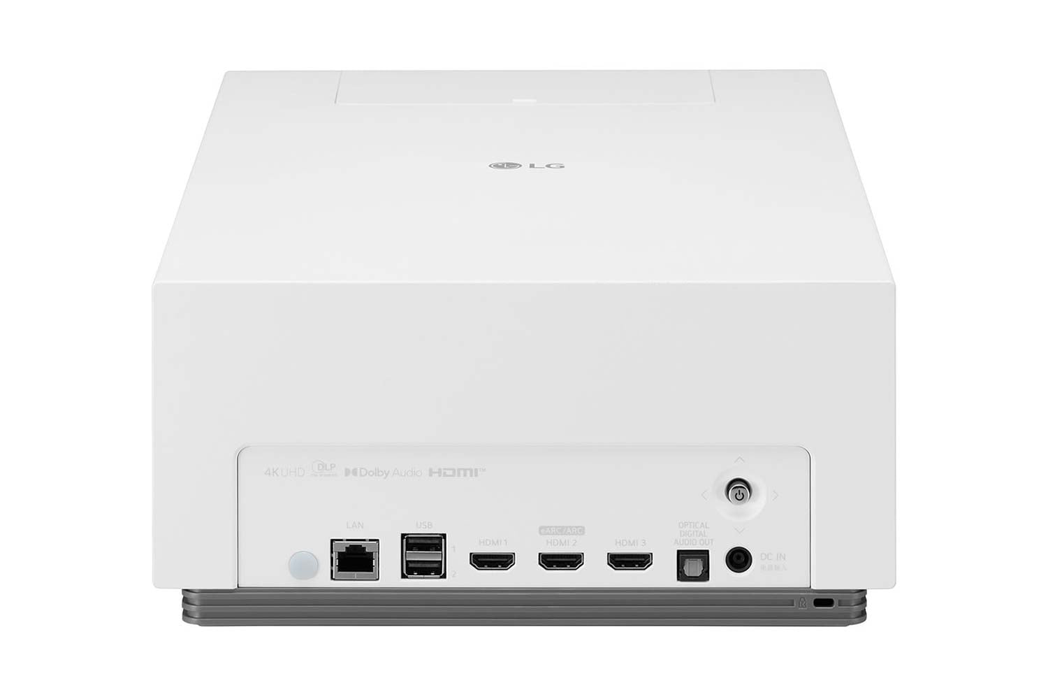 LG CineBeam HU710PW 4K UHD Beamer hinten