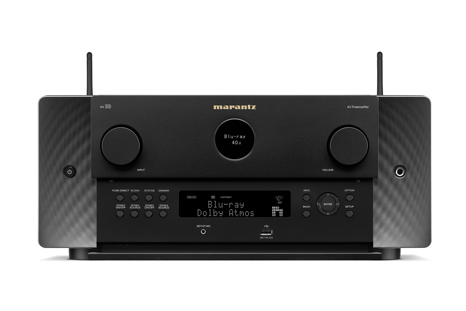 Marantz AV 10 Vorderseite Klappe offen