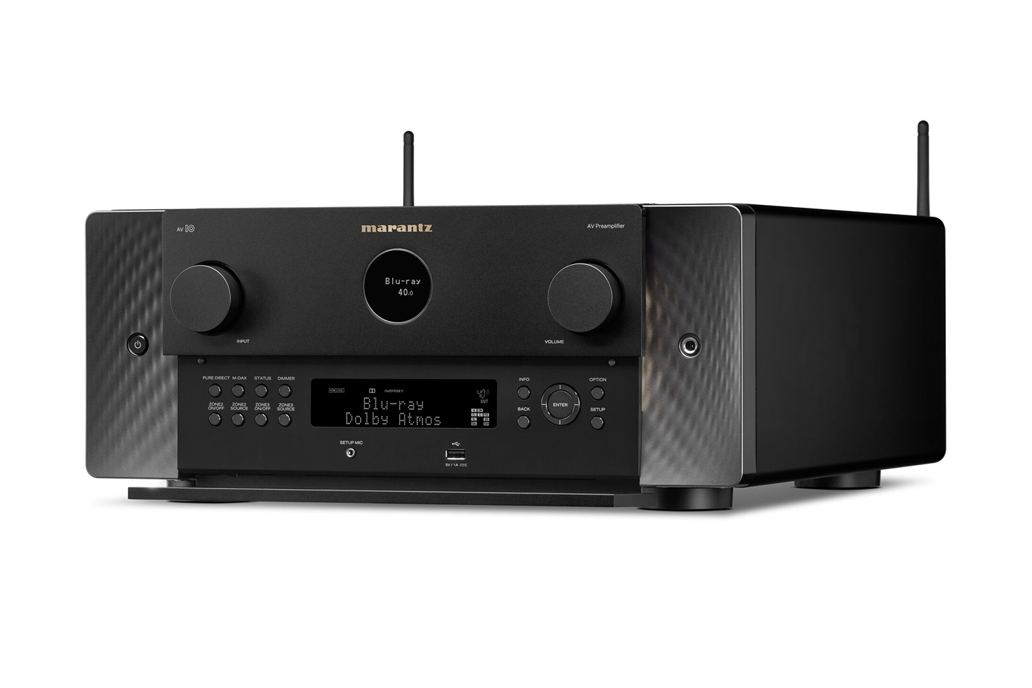 Marantz AV 10 Vorderseite Klappe links