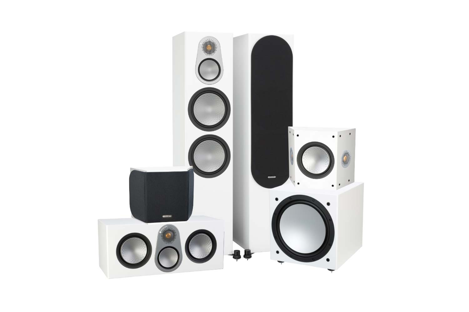 monitor audio silver cinema 500 lautsprecher set