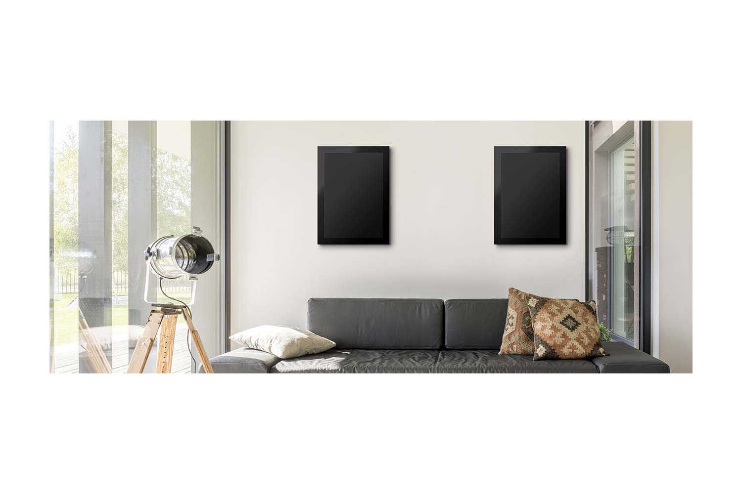 Monitor Audio SoundFrame 1 On-Wall Wandlautsprecher Wohnzimmer