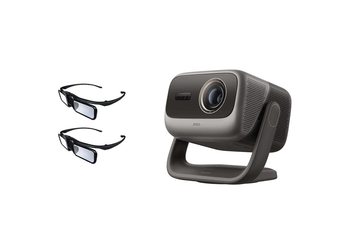 Set: JMGO N3 Ultimate Beamer + 2x 3D Brillen