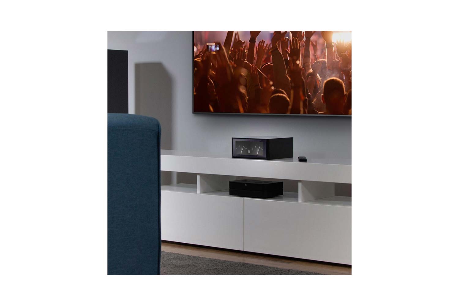 NAD M10 V2 Streaming-Vollverstärker Wohnzimmer