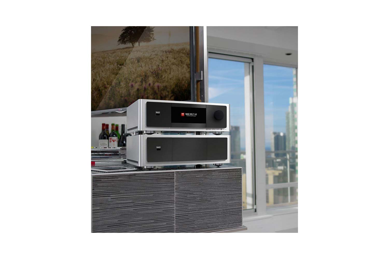 NAD M17 V2i Vorverstärker wohnzimmer