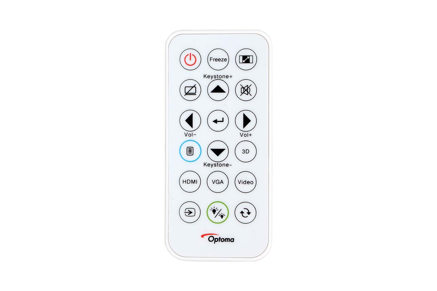 Optoma HD28i - 4K FullHD 3D Beamer fernbedienung