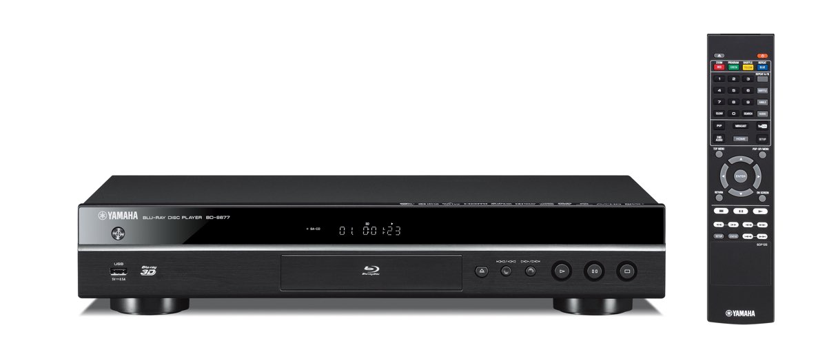 Yamaha BDS681 3D Bluray Player mit WiFi schwarz