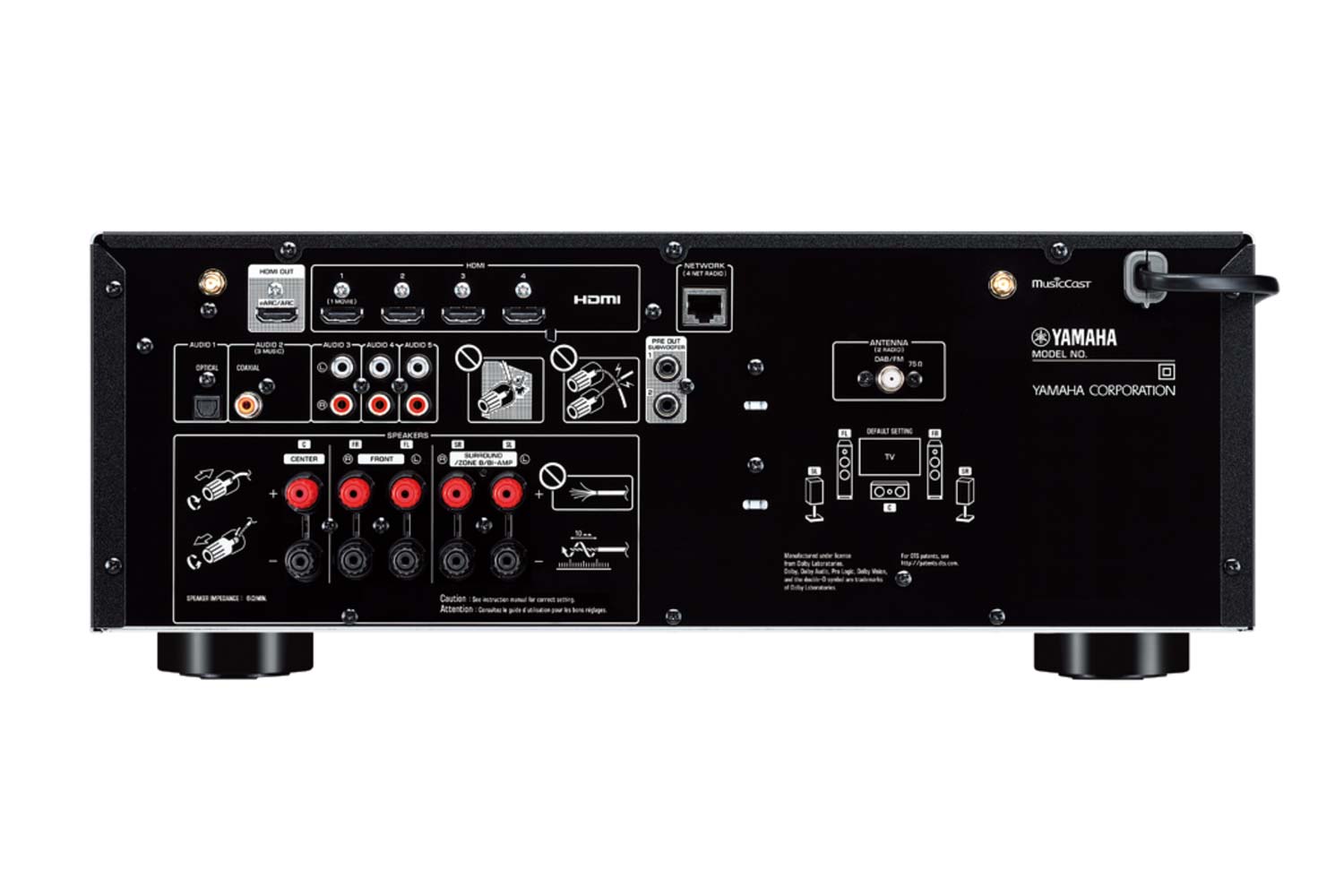 Yamaha TSR-400 5.2 Kanal AV-Receiver