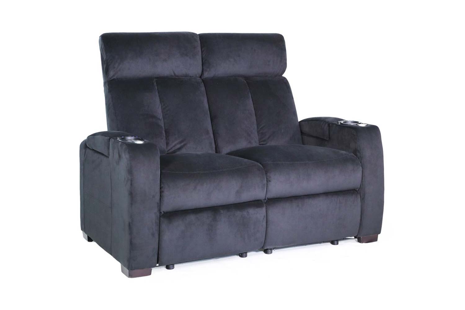 Stoff, manuell verstellbar 2 Sitzer Loveseat