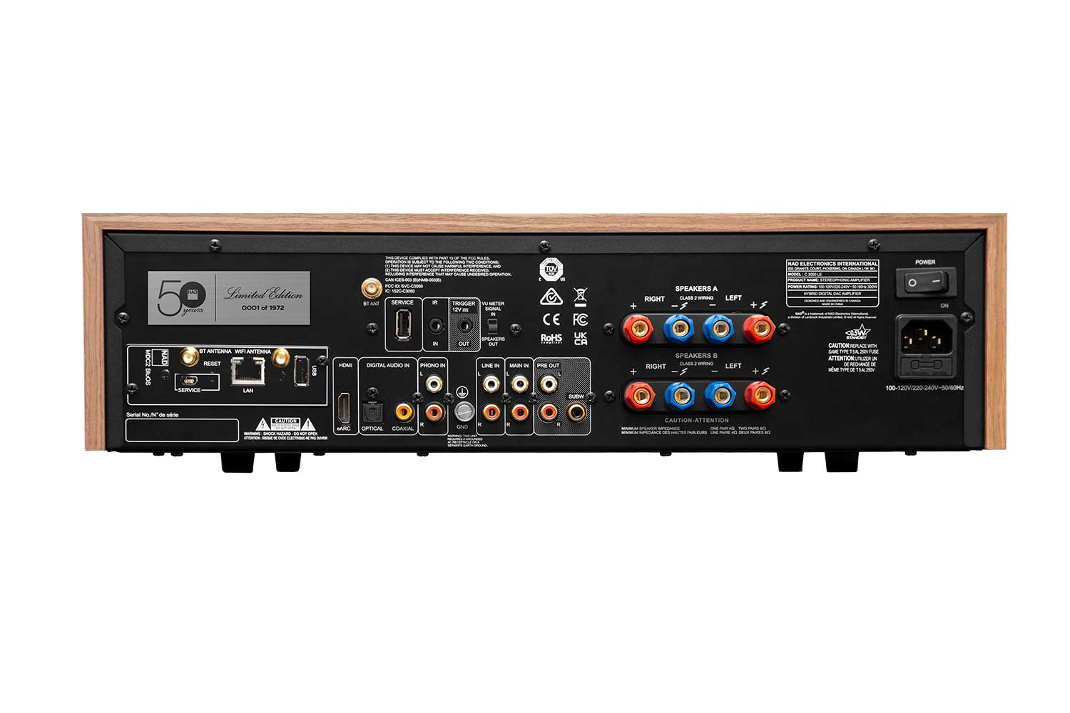 NAD C 3050 LE Anschlüsse
