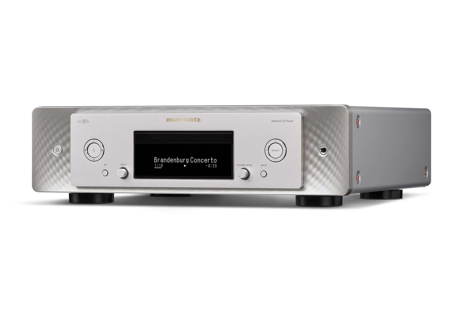 Marantz CD 50n rechte Seite silber